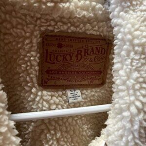 Lucky Brand white denim jacket